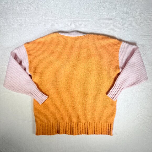 Free Assembly Women XS Color Block Cardigan Sweater Cottagecore Boho Comfy - Picture 5 of 6